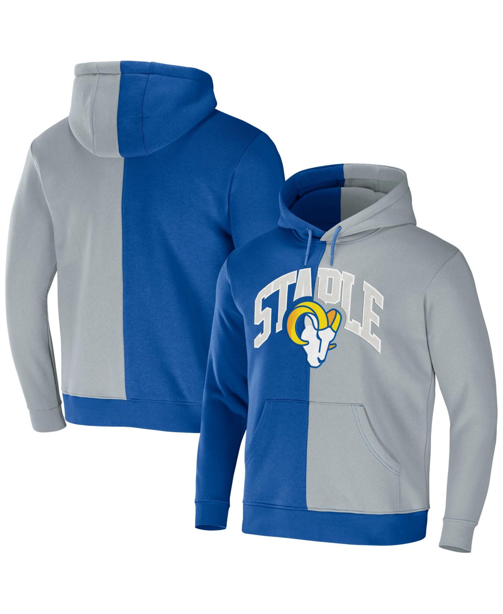 Мужское худи NFL X Staple Royal Los Angeles Rams Split Logo