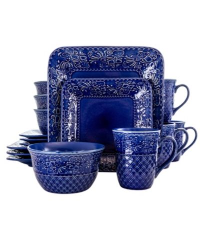 Elama Chiffon 16 Pc. Dinnerware Set, Service for 4