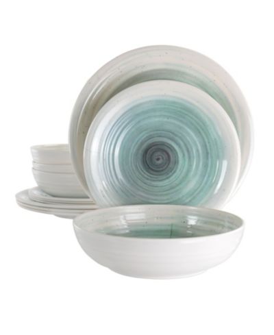 Elama Irene Melamine 12 Pc. Dinnerware Set, Service for 4
