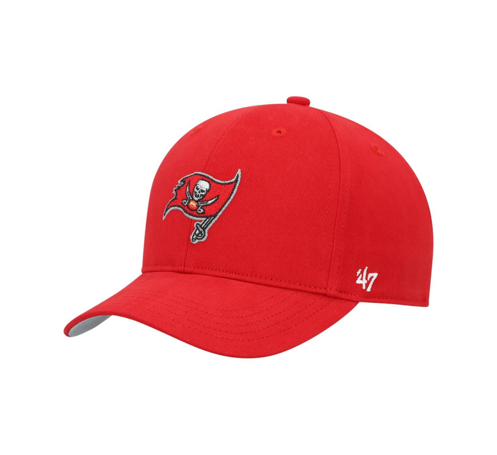 Кепка '47 Brand Red Tampa Bay Buccaneers Basic MVP Adjustable для мальчиков