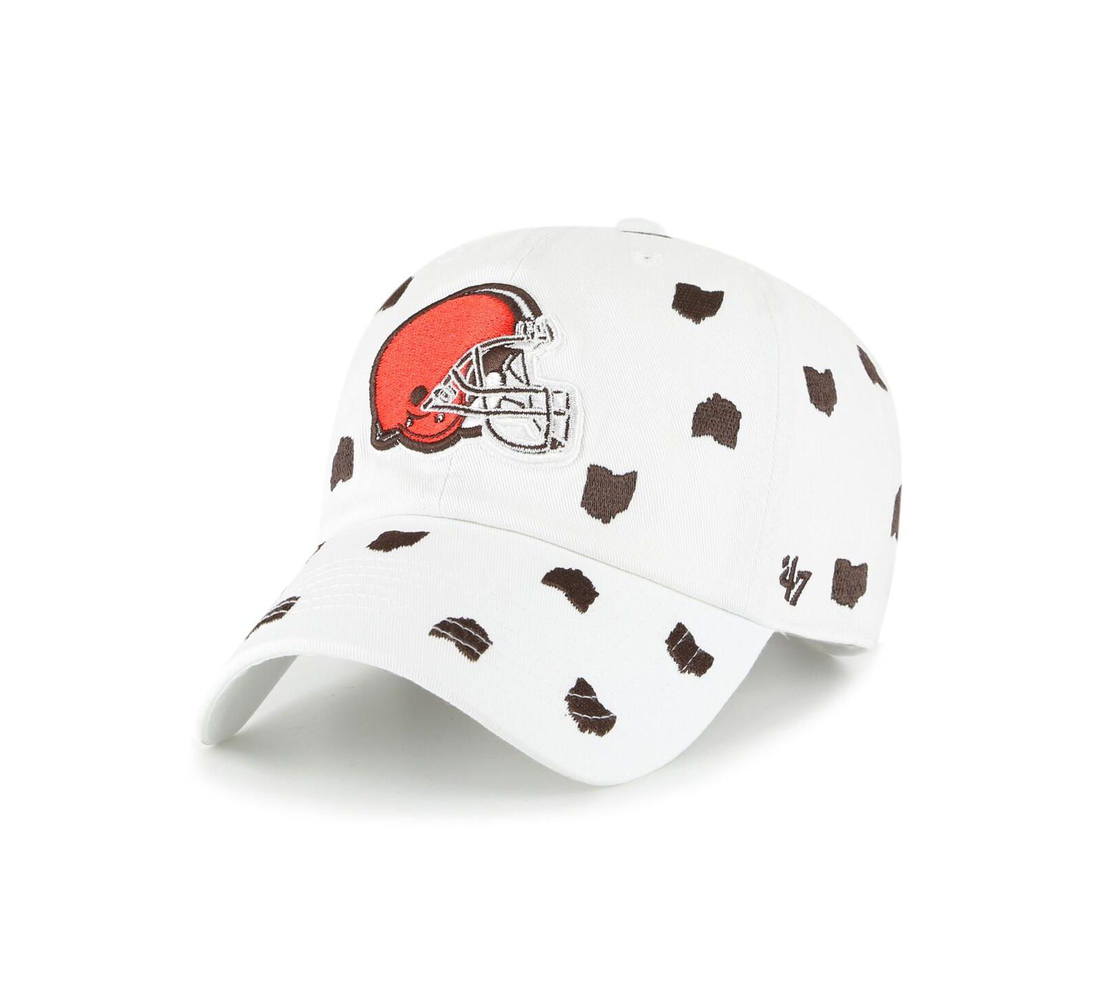 '47 Brand Женская кепка Cleveland Browns White Adjustable Hat