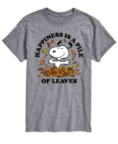 AIRWAVES Мужская футболка Peanuts Pile of Leaves