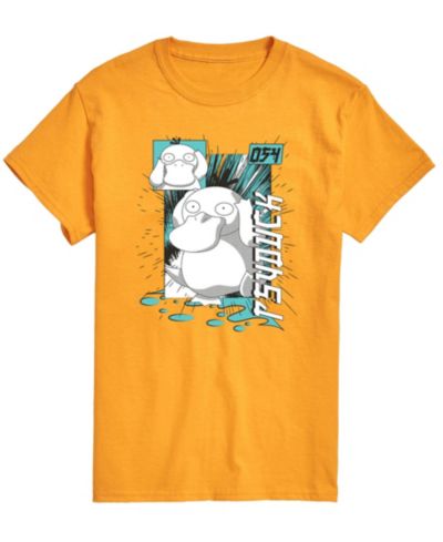 AIRWAVES Men's Pokemon Psyduck Graphic T-shirt