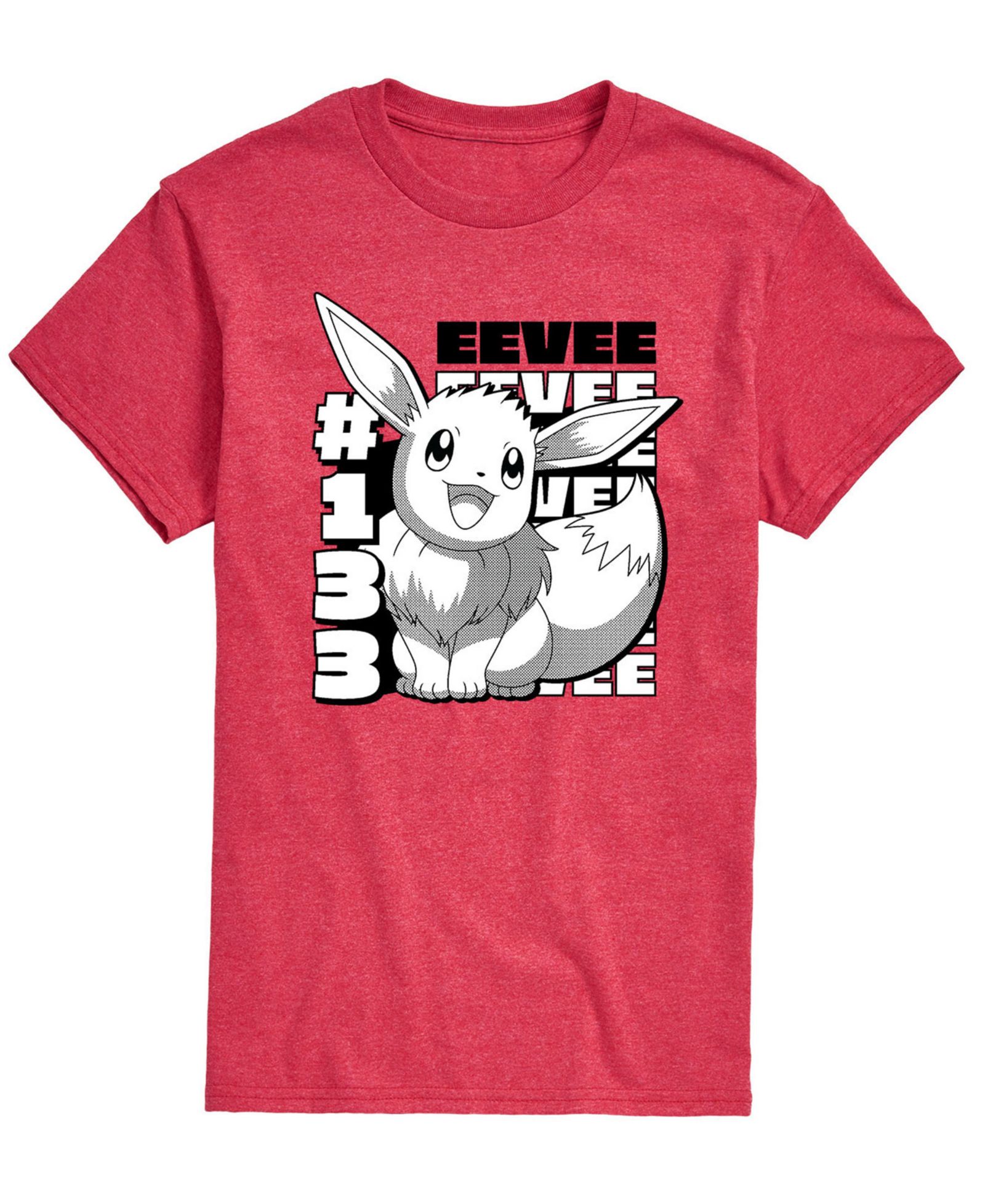 AIRWAVES Men's Pokemon Eevee Graphic T-shirt