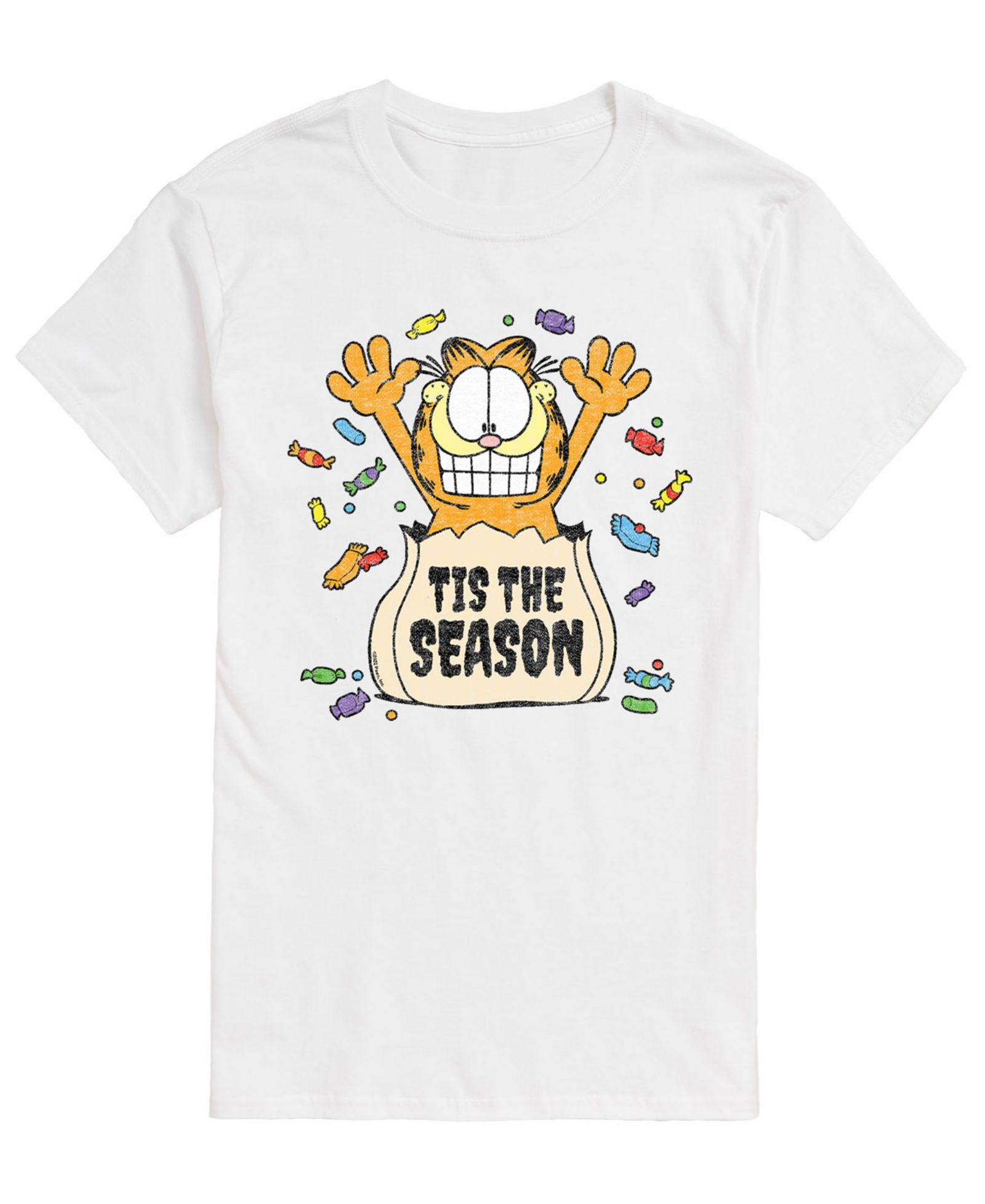AIRWAVES Men's Garfield Tis The Season T-shirt