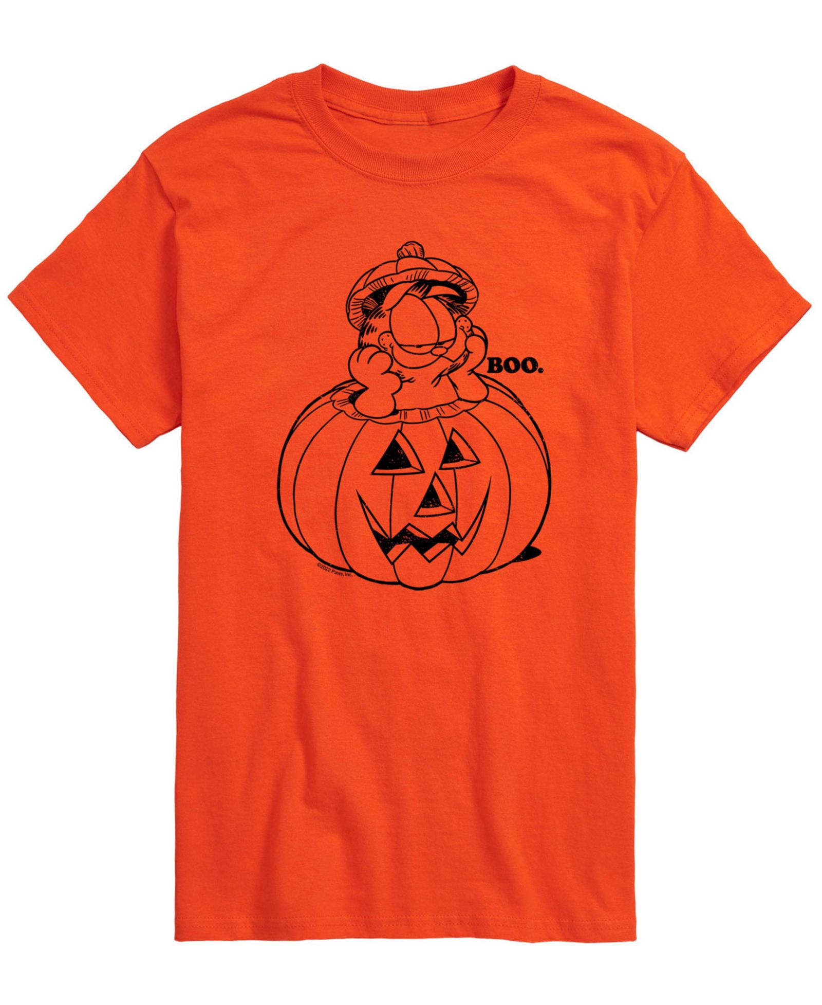 AIRWAVES Men's Garfield Pumpkin T-shirt