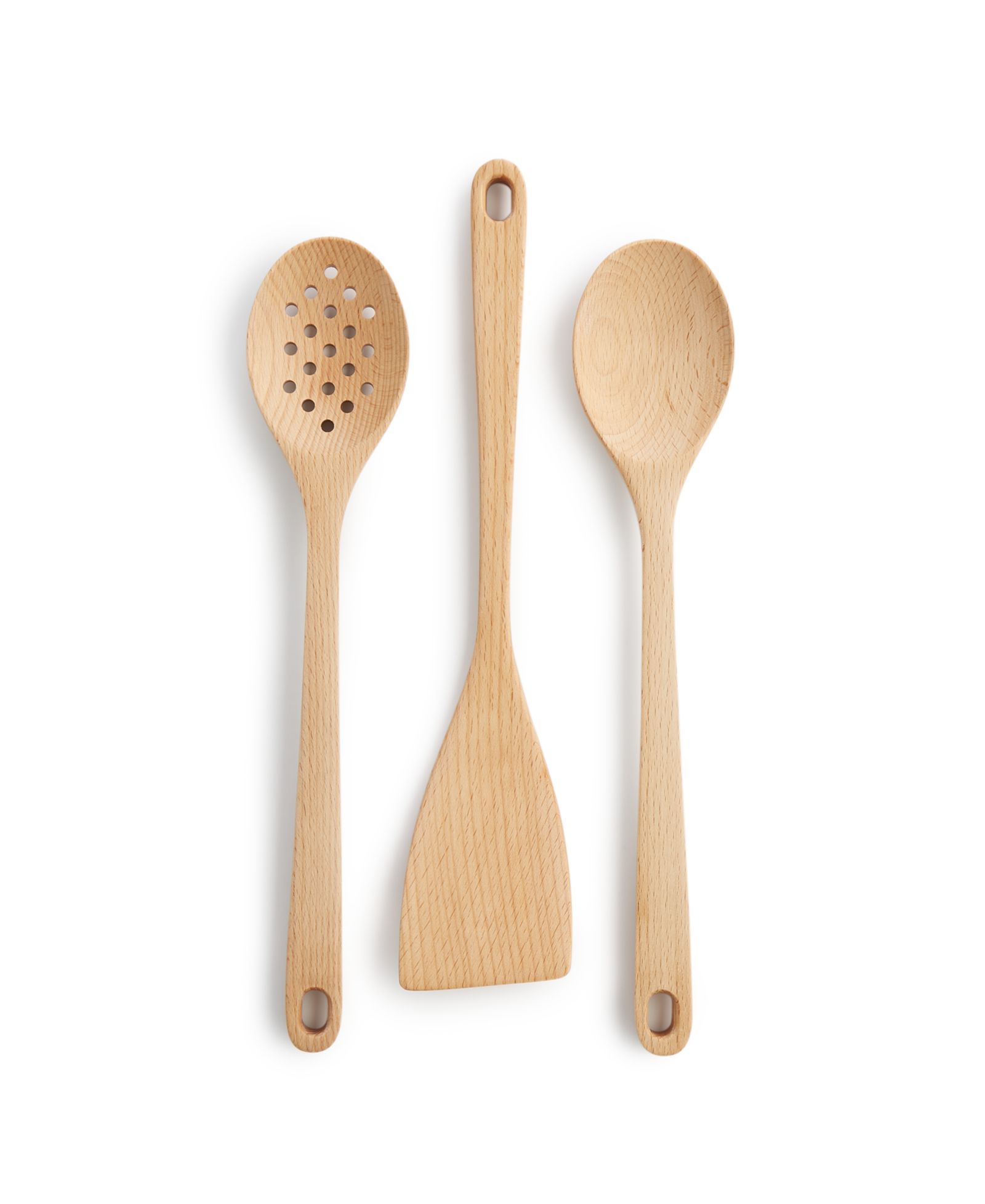 The Cellar 3-Piece Beechwood Utensils Set