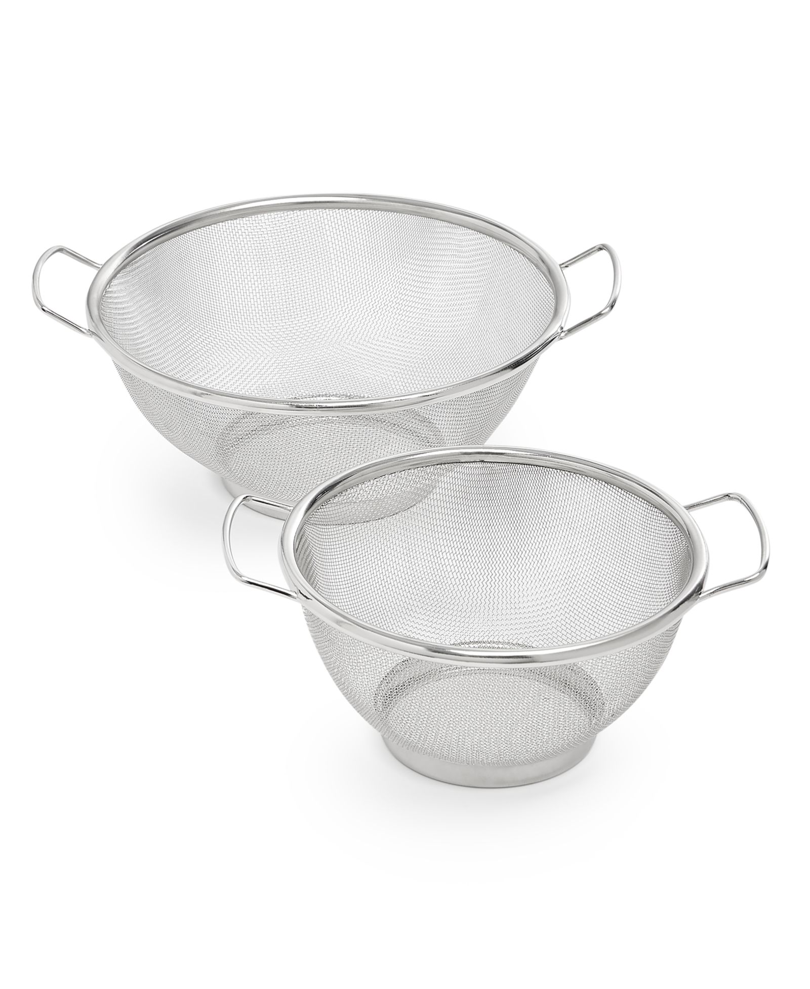 The Cellar 2-Pc. Stainless Steel Mesh Colander Set