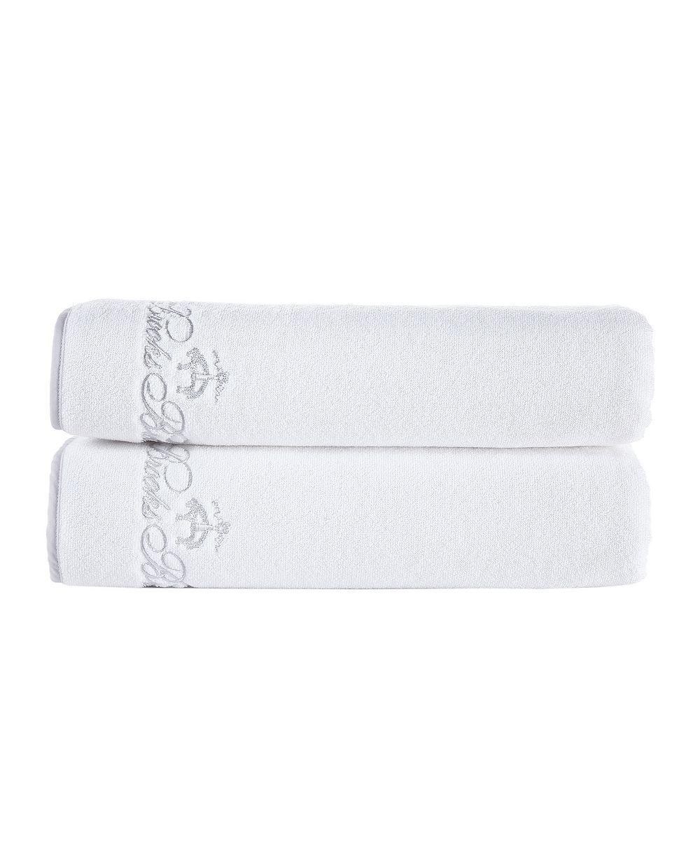 Набор банных полотенец Brooks Brothers Contrast Frame 2 Piece Turkish Cotton
