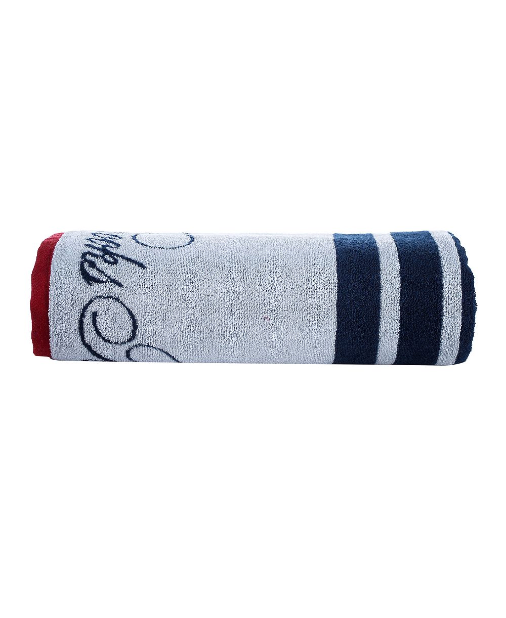 Brooks Brothers Nautical Blanket Stripe Turkish Cotton Bath Sheet, 67" x 35"