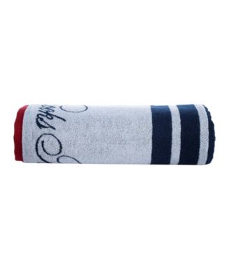 Brooks Brothers Nautical Blanket Stripe Turkish Cotton Bath Sheet, 67" x 35"