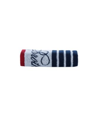 Brooks Brothers Полосатое полотенце из турецкого хлопка Nautical Blanket Stripe, 28" x 16"