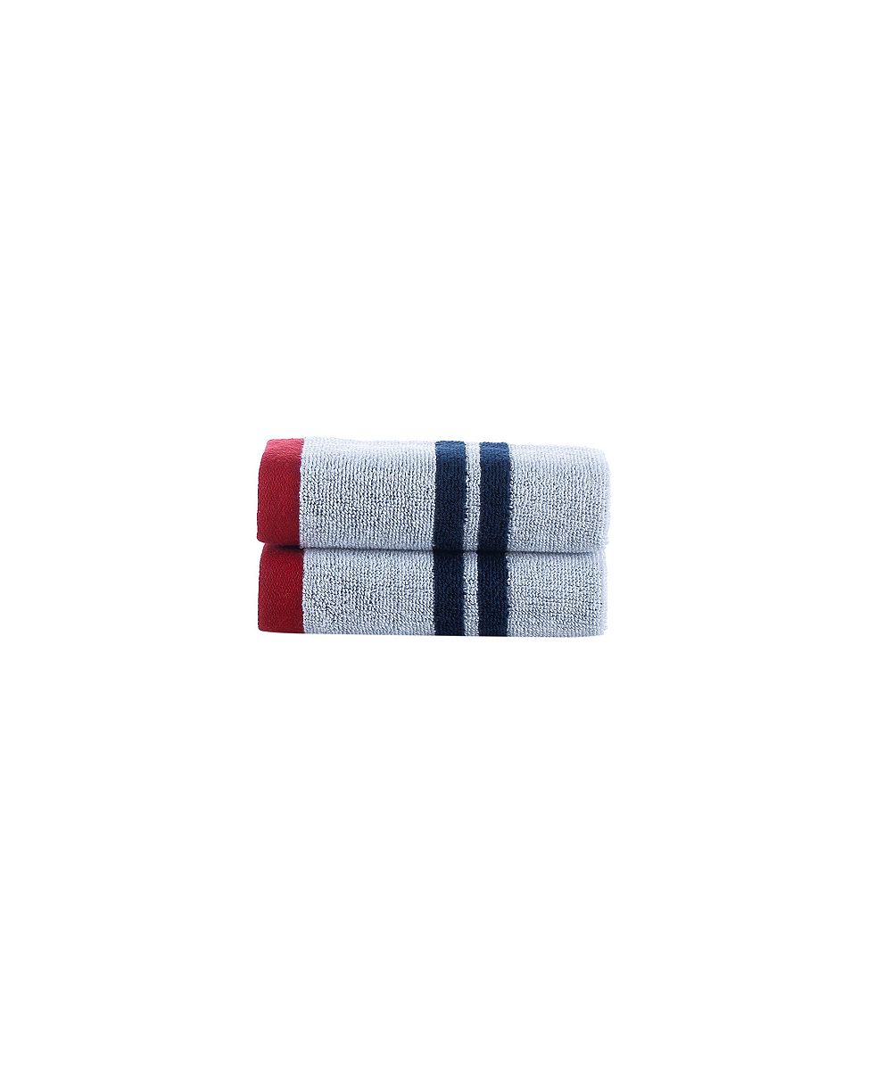Набор полотенец Brooks Brothers Nautical Blanket Stripe 2 Piece Turkish Cotton Wash Towel Set
