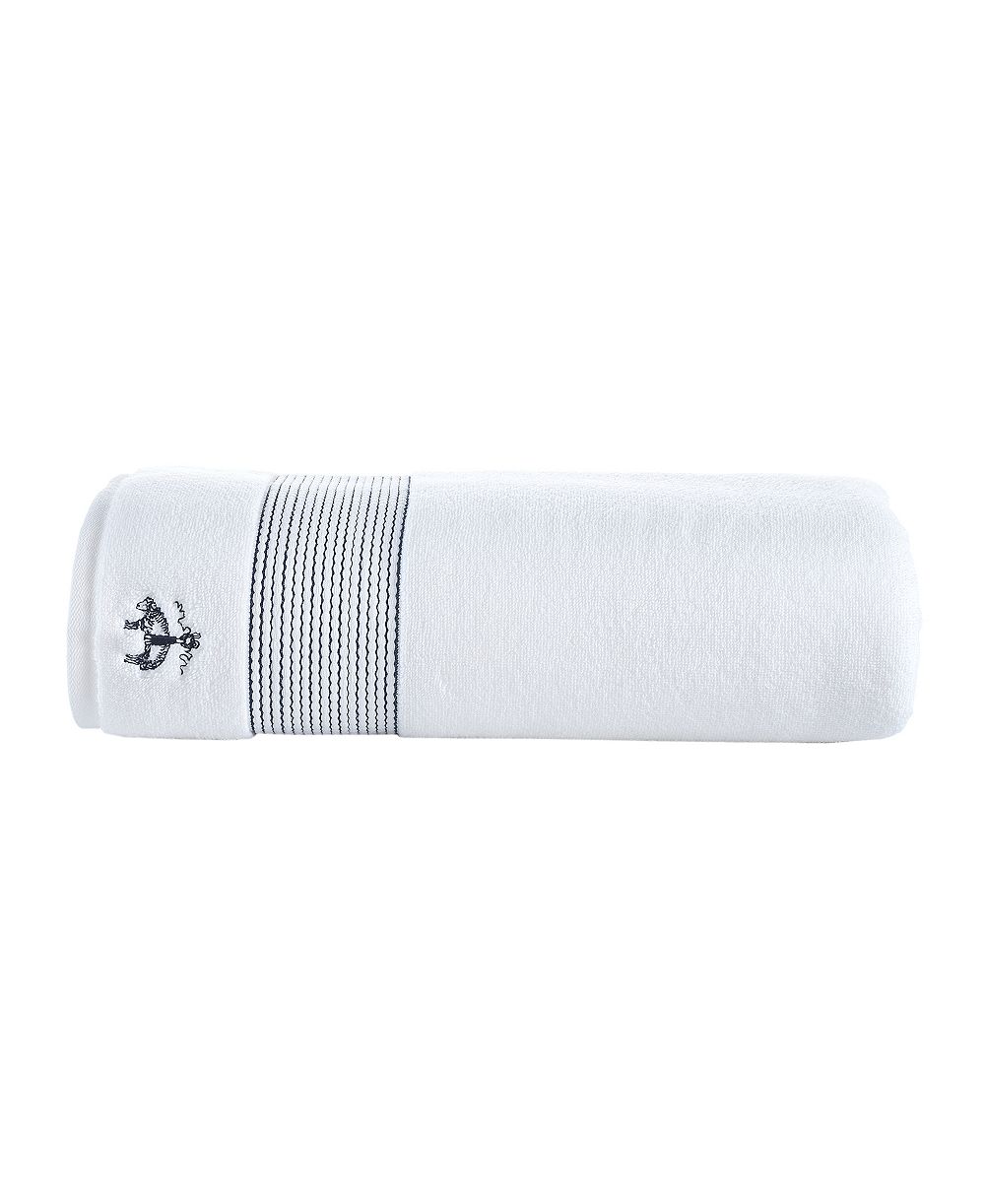 Полотенце для ванной Brooks Brothers Rope Stripe Border Turkish Cotton, 67" x 67"