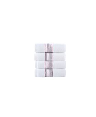 Набор из 4 полотенец для рук Brooks Brothers из турецкого хлопка с узором Rope Stripe Border