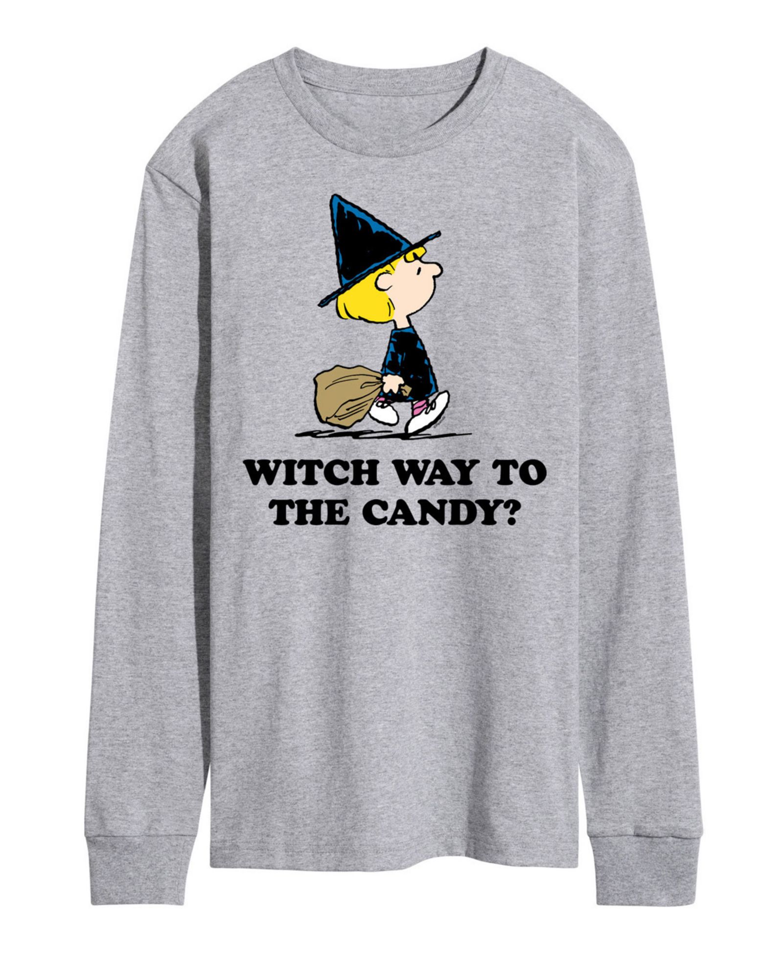 AIRWAVES Men's Peanuts Witch Way to Candy T-shirt