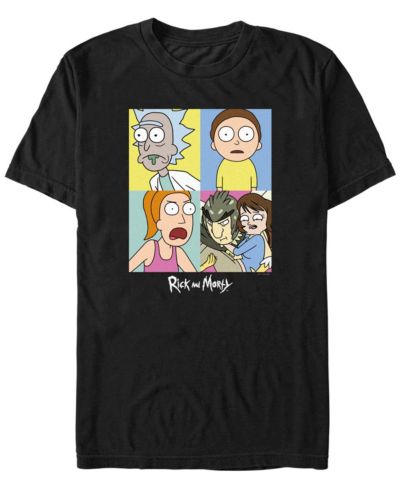 Мужская футболка Fifth Sun Rick and Morty Color Shift Boxes Short Sleeve