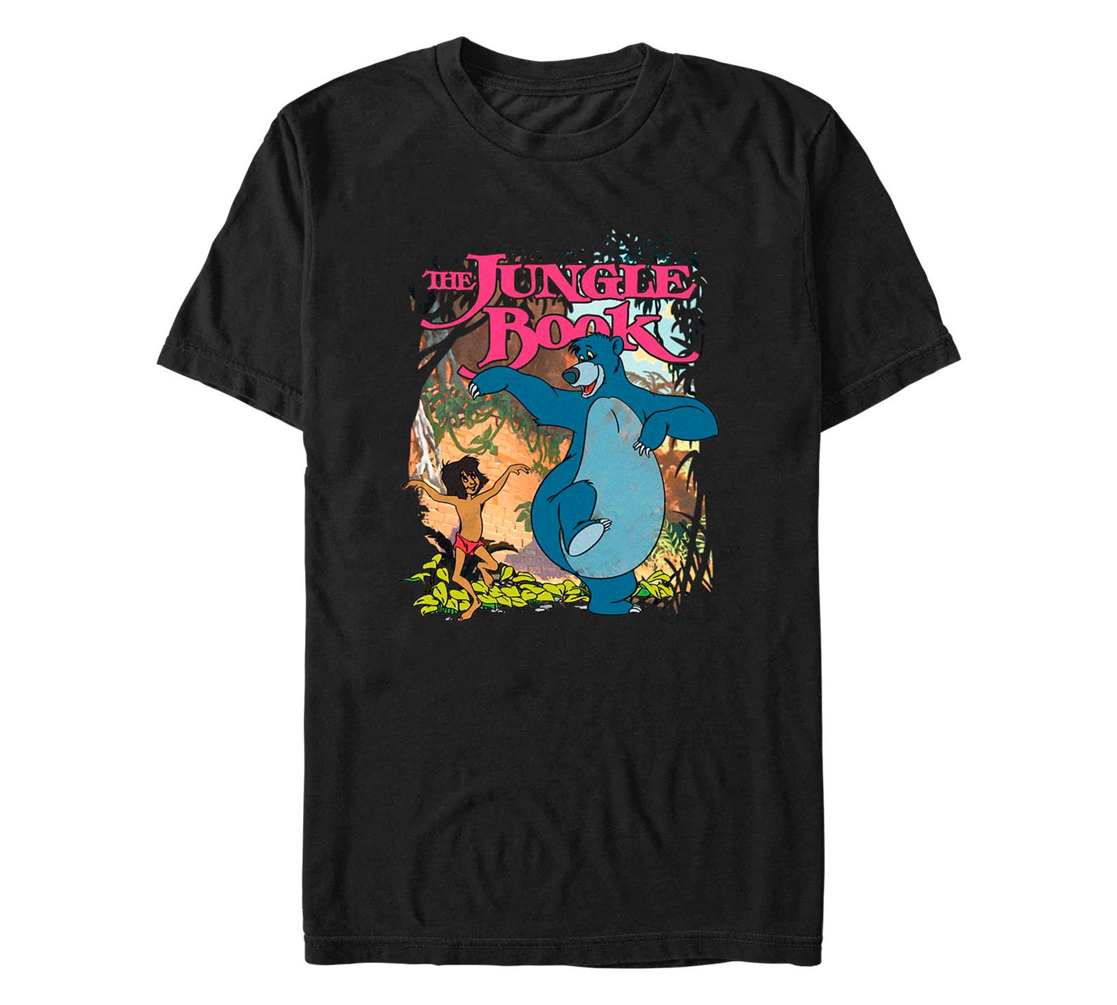 Fifth Sun Men's Jungle Book Friends Dance Short Sleeve T-shirt