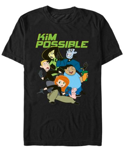 Fifth Sun Men's Kim Possible Collegiate Short Sleeve T-shirt