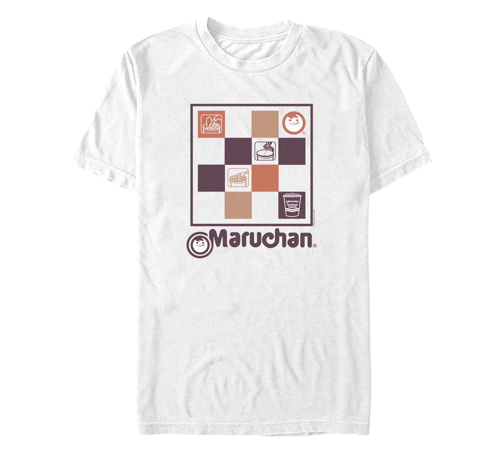 Fifth Sun Men's Maruchan Checkered Short Sleeve T-shirt
