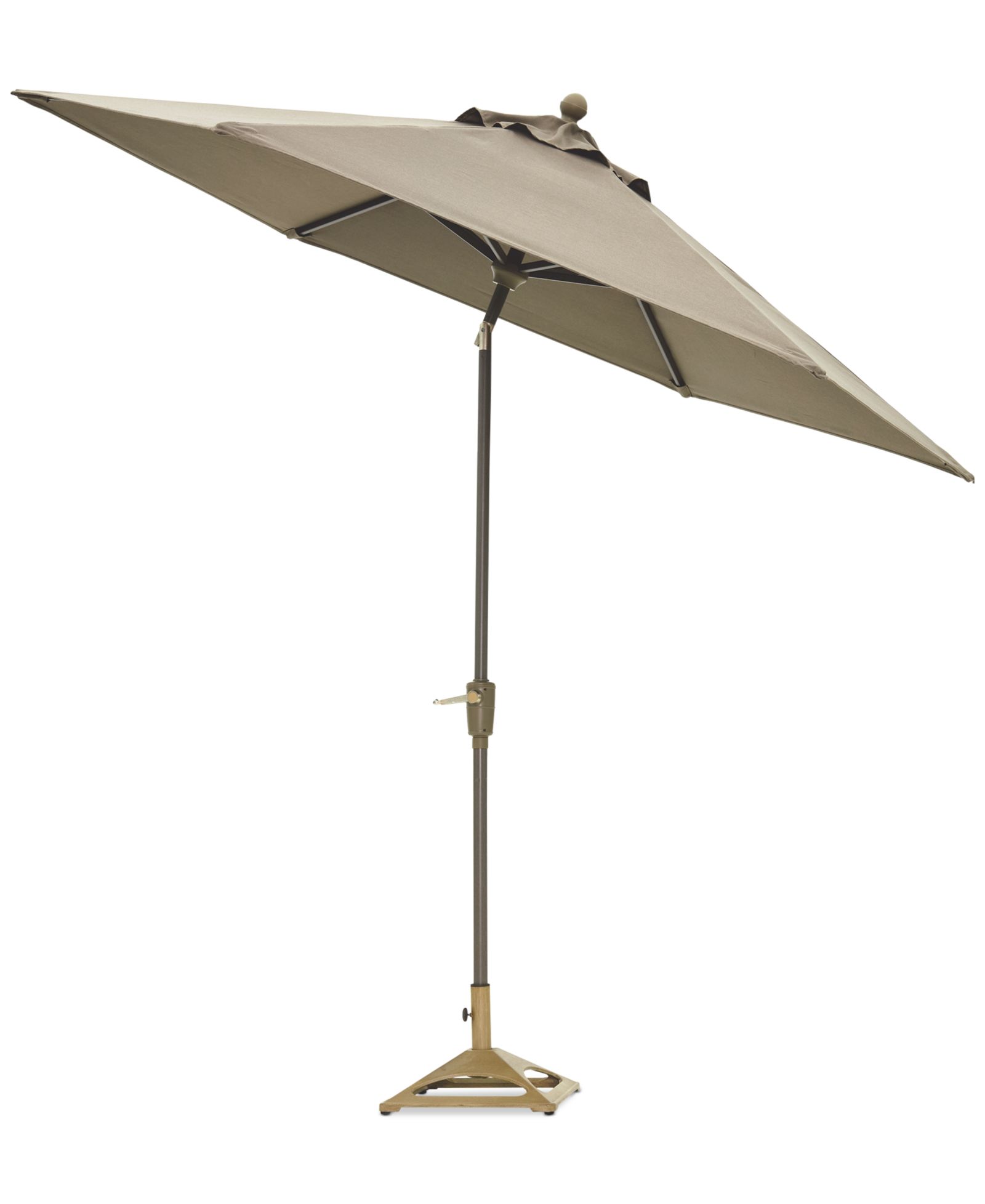 Reid Outdoor 9' Auto-Tilt Umbrella + Square Umbrella Base, Created for Macy's