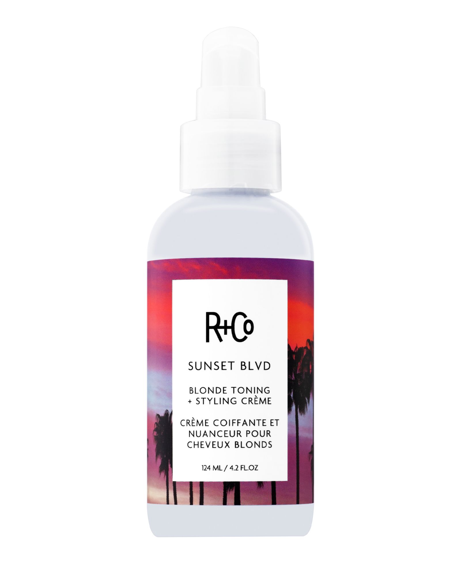 Крем для тонирования волос R+Co Sunset Boulevard Blonde Plus Styling Crème 4.2 oz