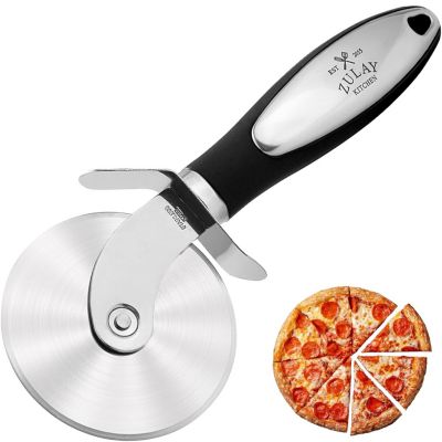 Большое колесо для резки пиццы Zulay Kitchen Premium Stainless Steel