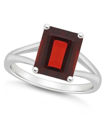 Macy's Women's Garnet (4 ct.t.w.) Ring in Sterling Silver