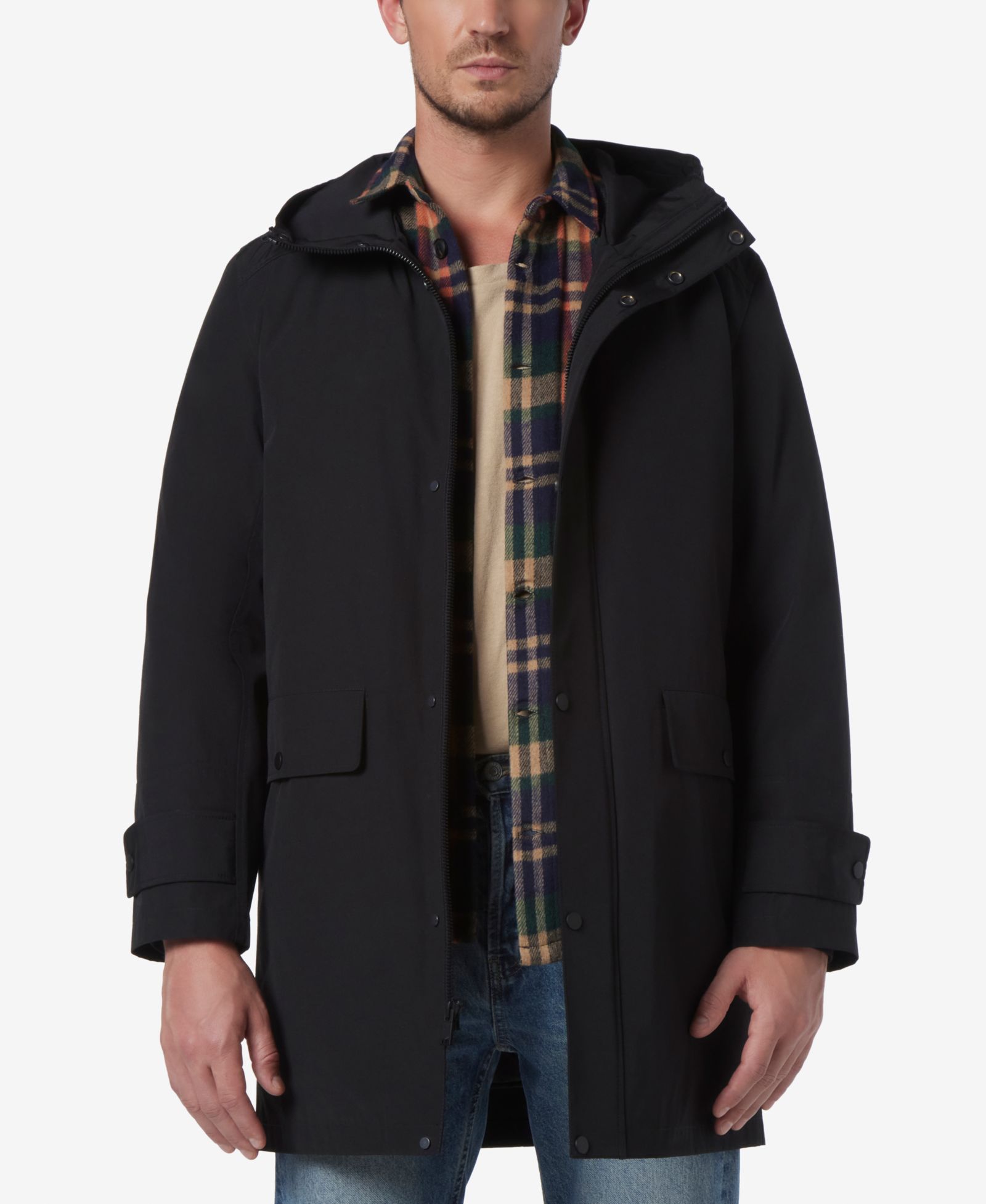 Marc New York Men's Tucker Oxford Parka with Removable Quilted Liner