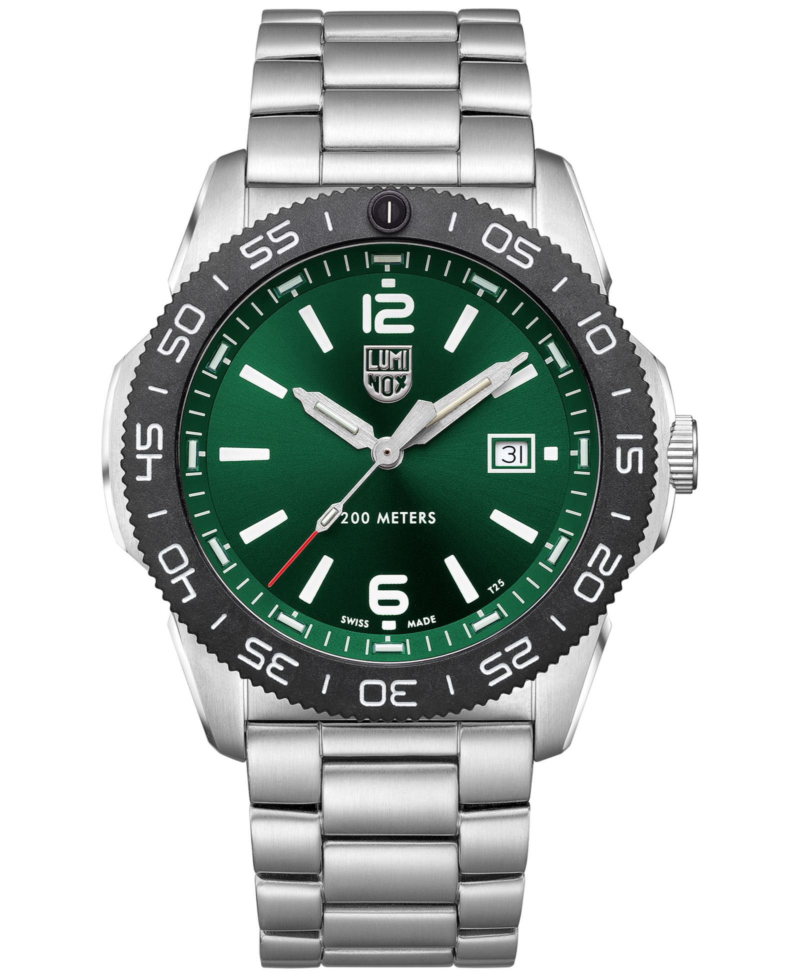 Мужские часы Luminox Swiss Pacific Diver из нержавеющей стали с браслетом 44mm