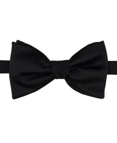 Alfani Men's Oversized Satin Solid Bow Tie, Created for Macy's