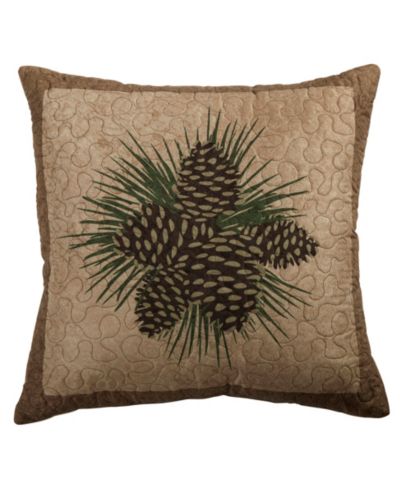 Декоративная подушка Donna Sharp Antique-Like Pine Cone, 18" x 18"