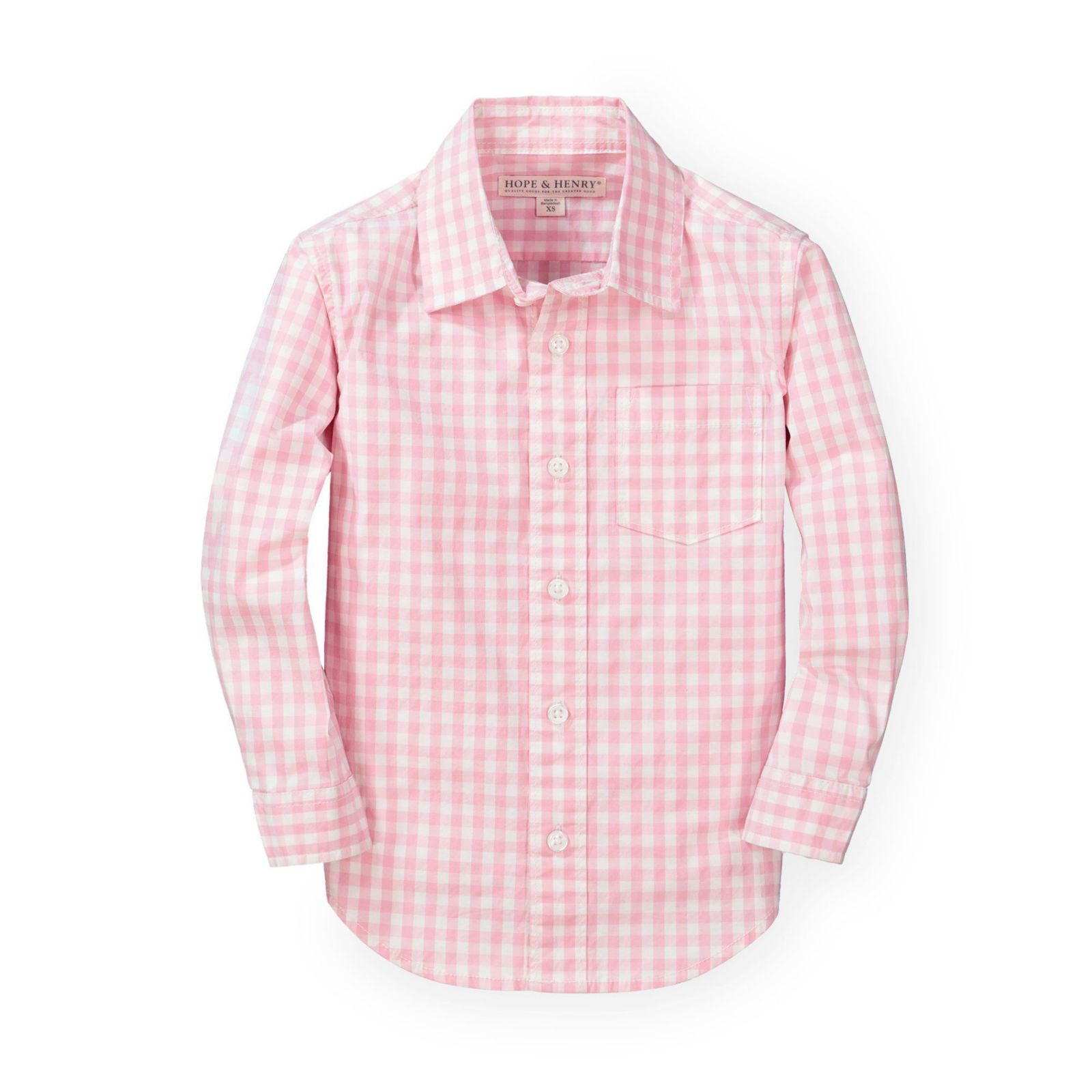 Hope & Henry Детская рубашка Poplin Button Down для мальчиков