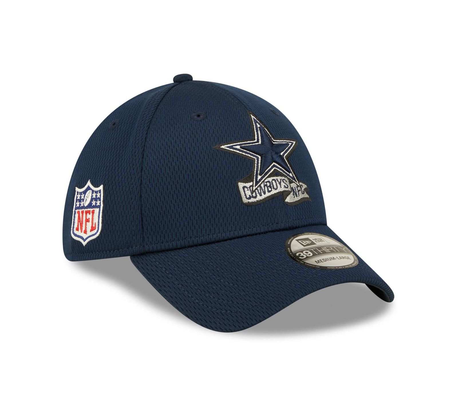 Men's New Era Navy Dallas Cowboys 2022 Sideline 39THIRTY Coaches Flex Hat