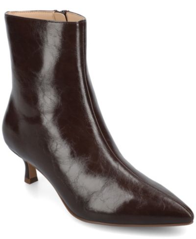 Journee Collection Женские ботильоны на каблуке Arely Pointed Toe Dress Booties