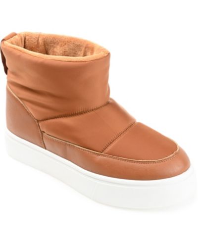 Женские утепленные ботильоны Journee Collection Women's Sethie Platform Puffer