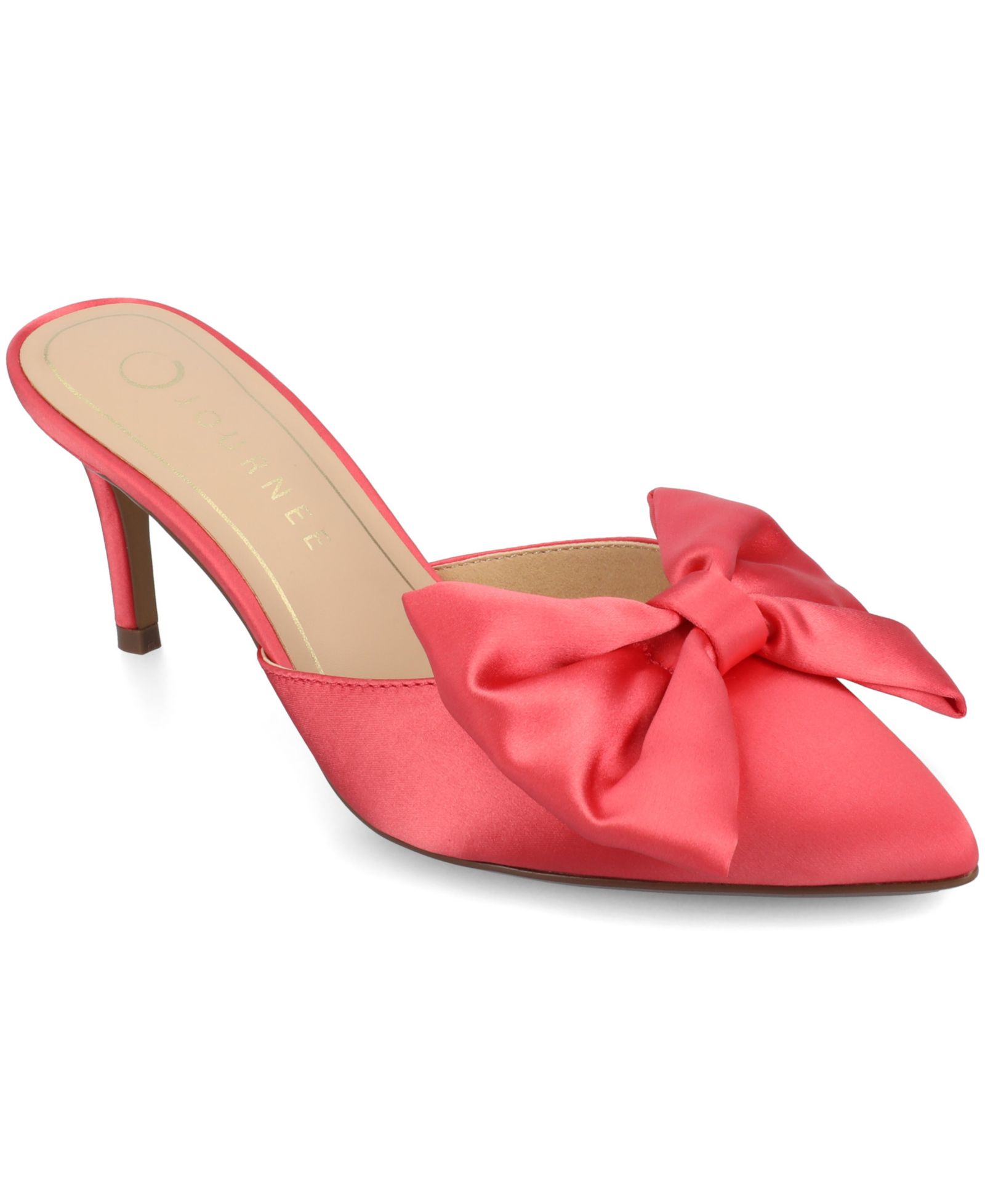 Journee Collection Women's Tiarra Bow Dress Mules