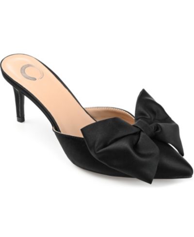 Journee Collection Women's Tiarra Bow Dress Mules