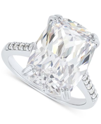 Кольцо Arabella Cubic Zirconia Oval в стерлинговом серебре (15-5/8 ct. t.w.)