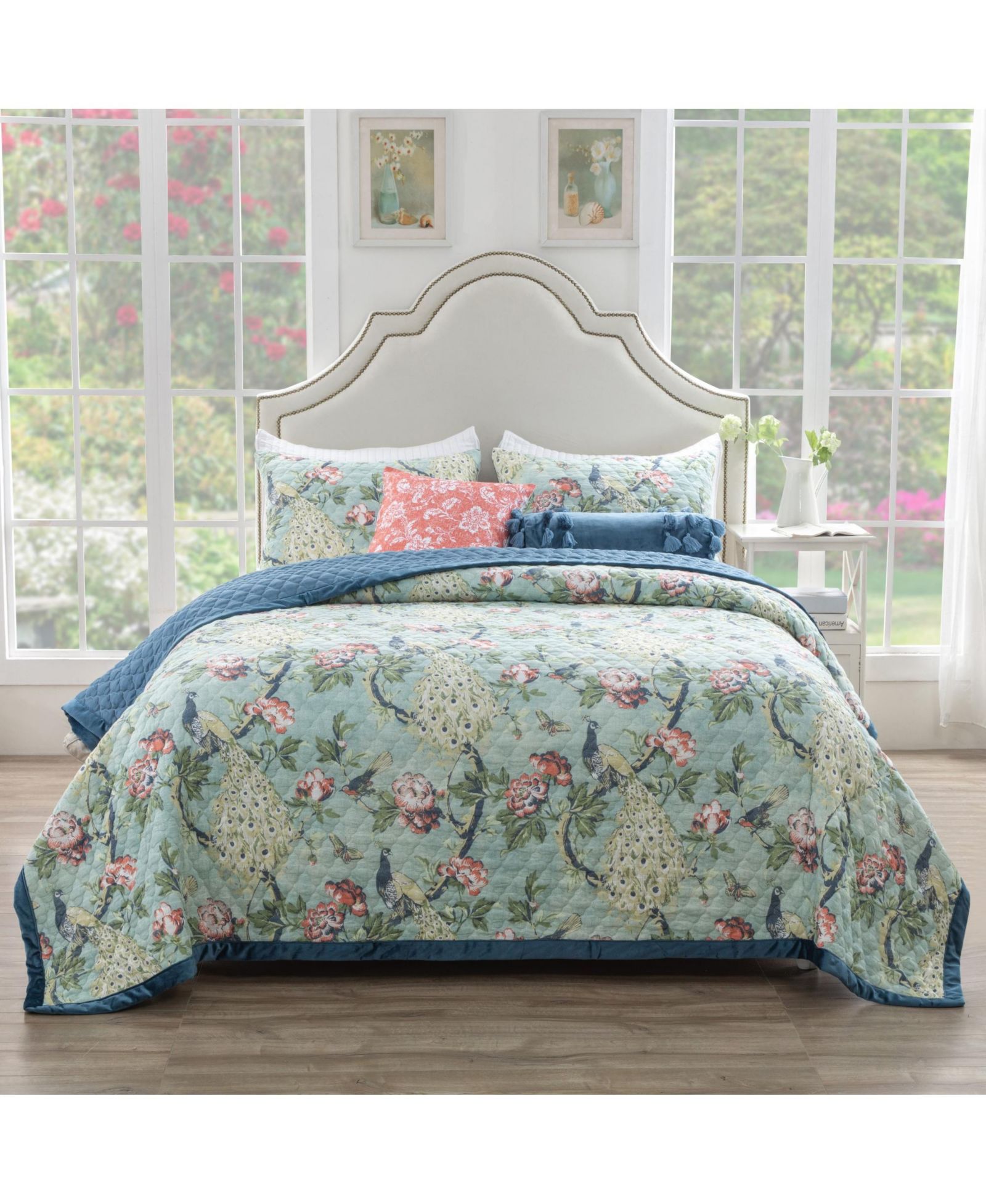 Комплект из 2 стеганых покрывал Greenland Home Fashions Pavona Twin/Twin XL