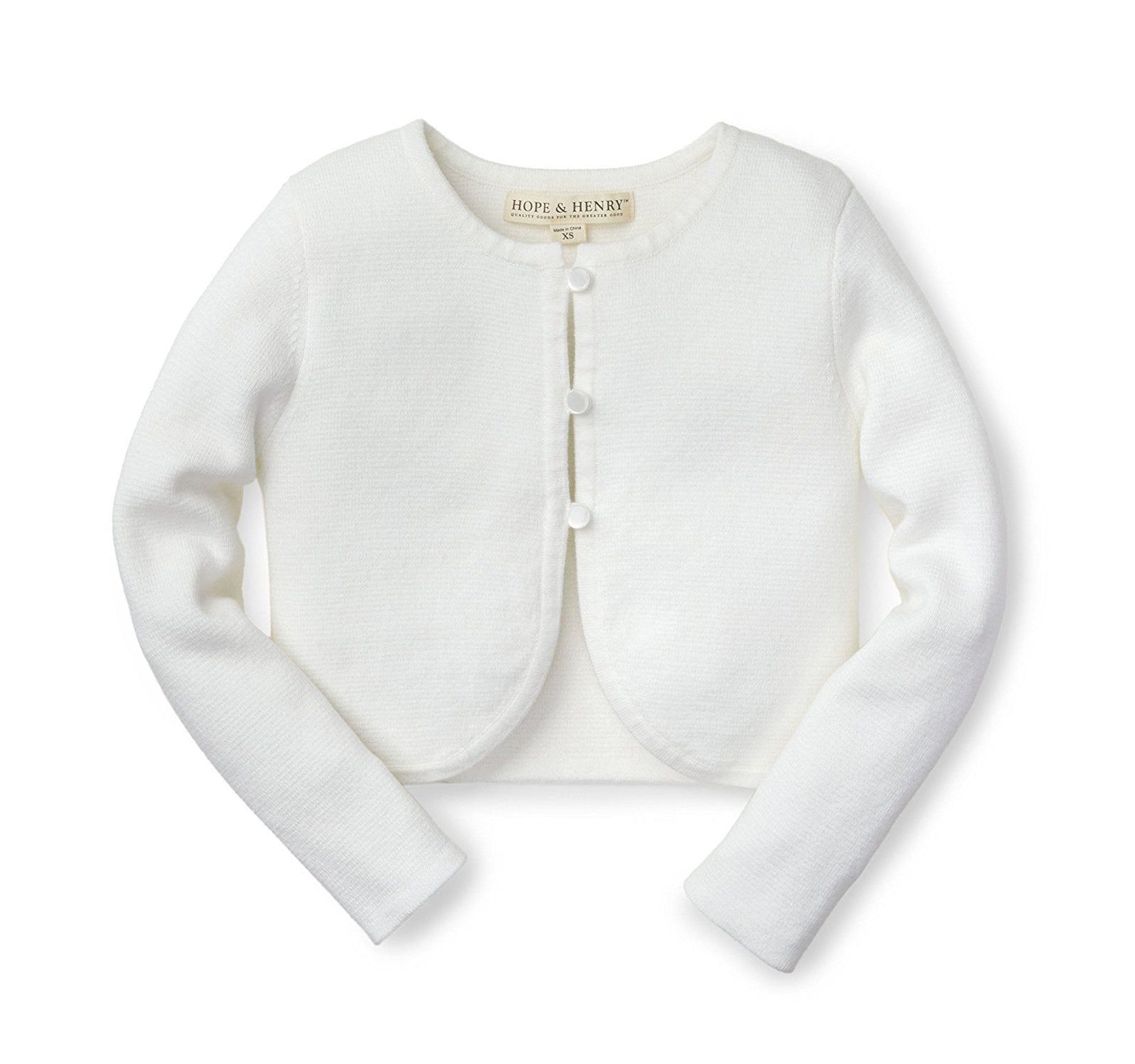 Детский кардиган Hope & Henry Cropped Curved Hem