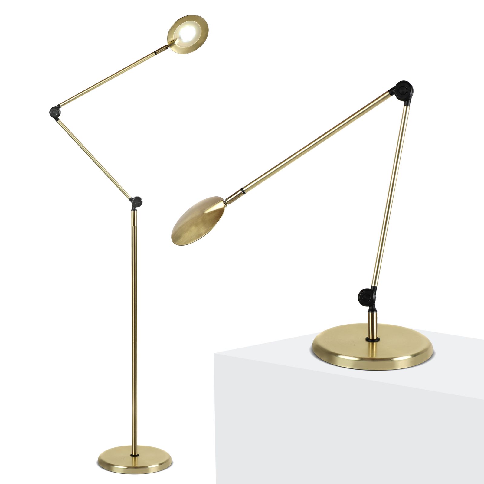 Sage 68" LED 2-in-1 Floor or Desk Lamp with 3 Color Modes
