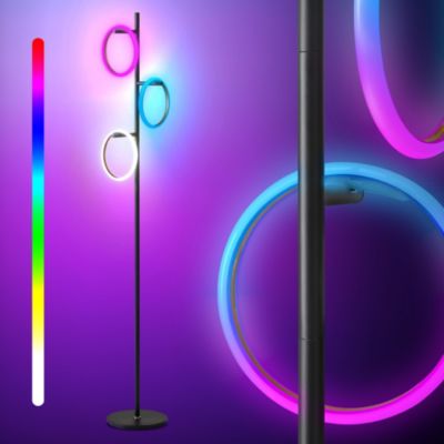 Напольный светильник Saturn 66" LED с RGB подсветкой