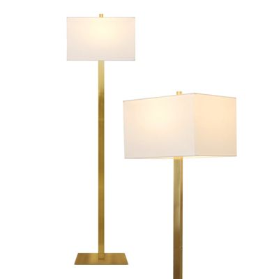Stella 60" LED Standing Floor Lamp with Rectangular Shade