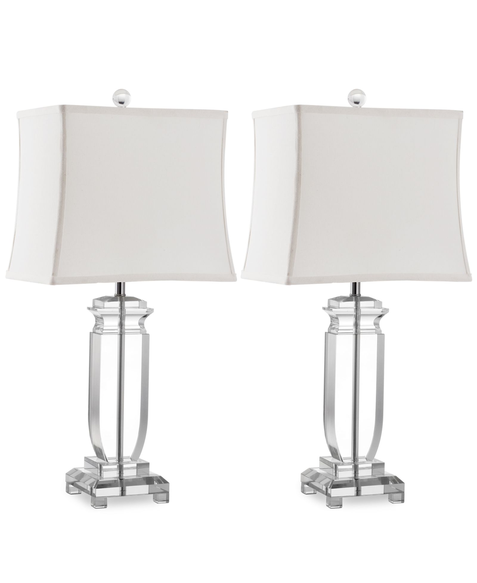 Safavieh Set of 2 Olympia Crystal Table Lamps