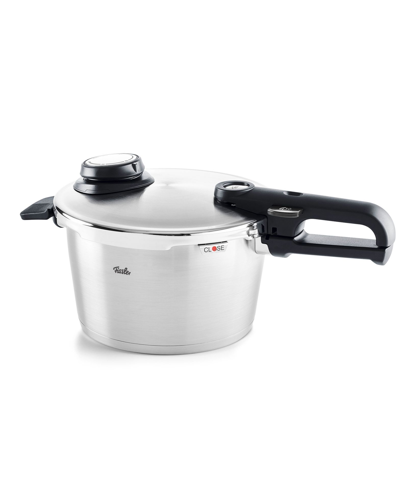 Fissler Vitavit Premium Stainless Steel 6.3 Quart Pressure Cooker with Steamer Insert