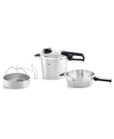 Набор Fissler Vitavit Stainless Steel Premium, 2.6 Quart и 6.3 Quart, скороварка и сотейник под давлением