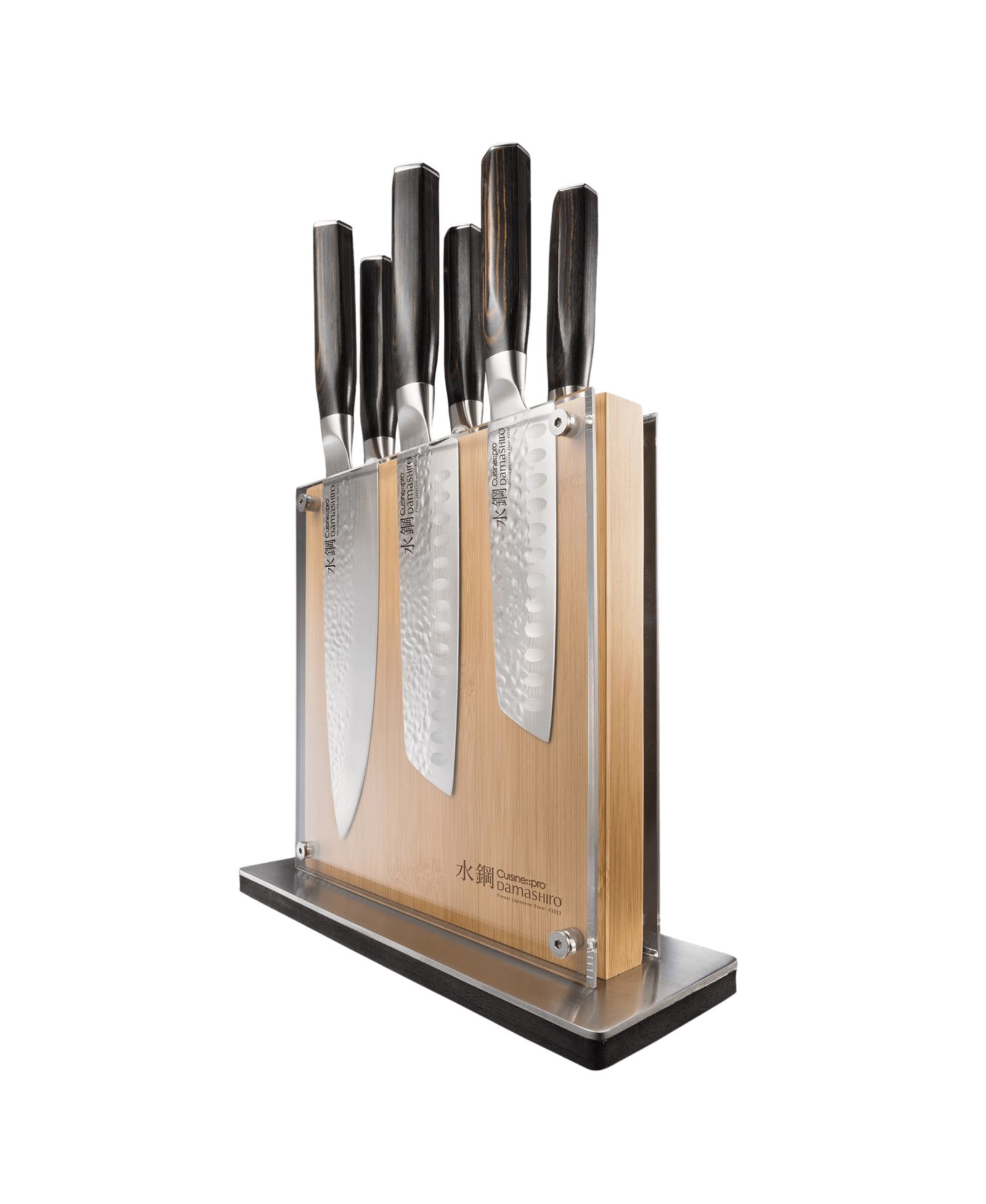 Cuisine::pro® Damashiro Emperor Shi Knife Block Set, 7 Piece