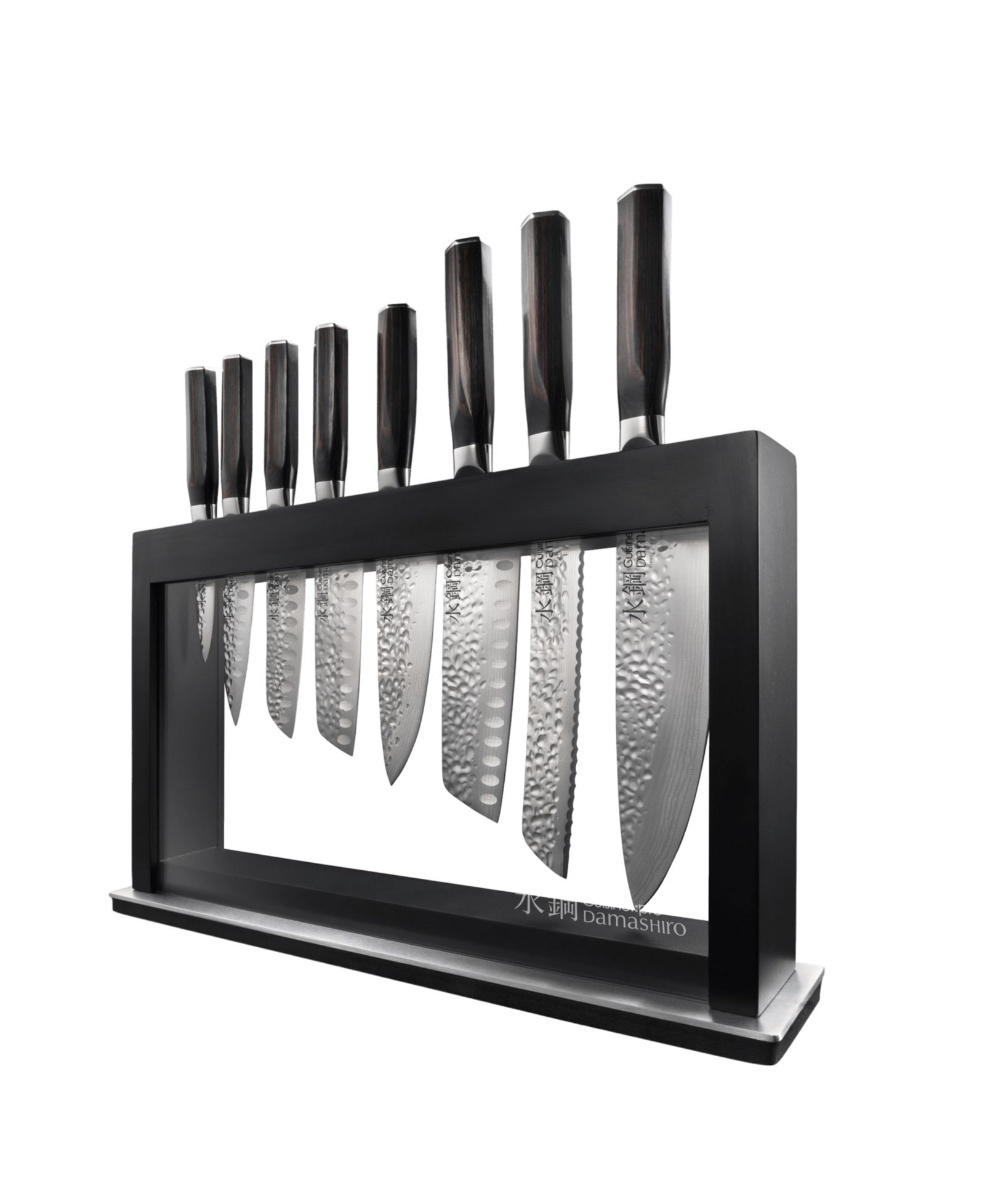 Cuisine::pro® Damashiro Emperor Hisa Knife Block Set, 9 Piece