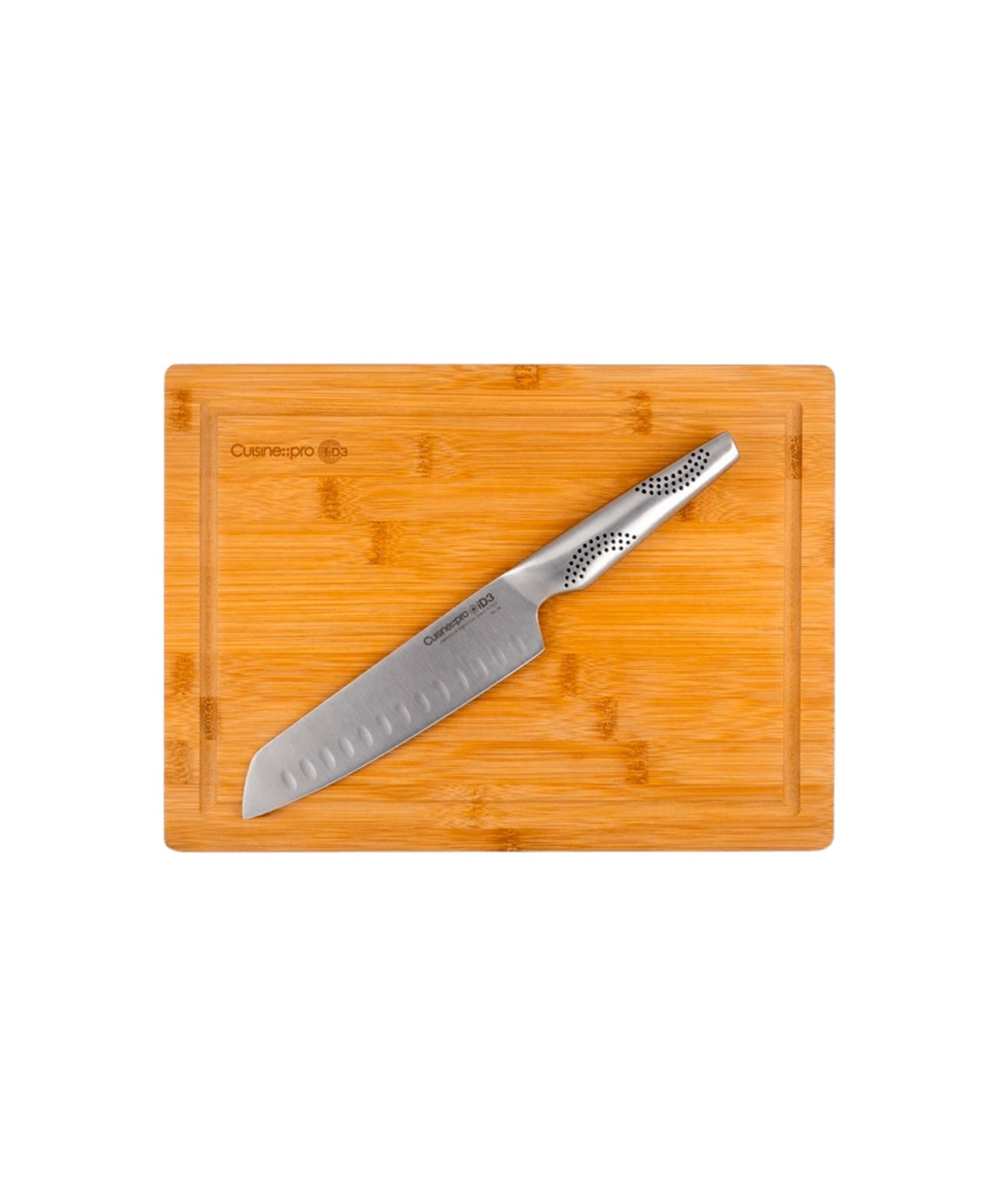 Cuisine::pro® Id3 7" Santoku Knife Board Set, 2 Piece